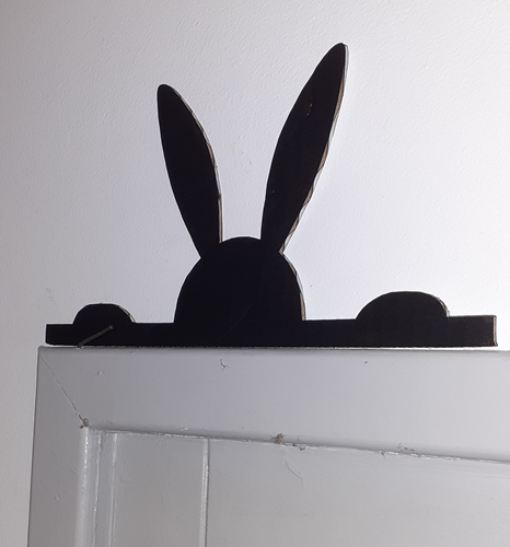 Décoration de porte - Lapin